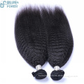 Wholesale factory price remy human brazilian kinky straight hair weave